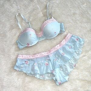 Victoria’s Secret Vintage Floral Lingerie Set